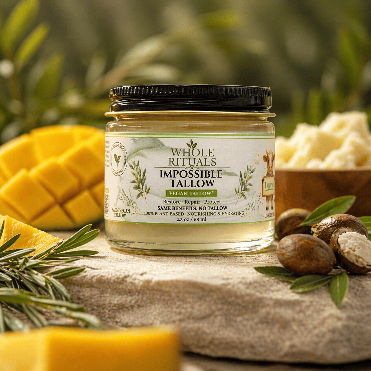 Whole Rituals Face Moisturizer Vegan Tallow Moisturizer - Unscented