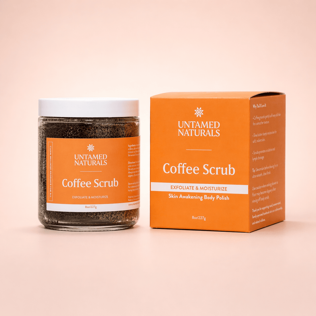 UnTamed Naturals All Products 8oz Coffee Body Scrub