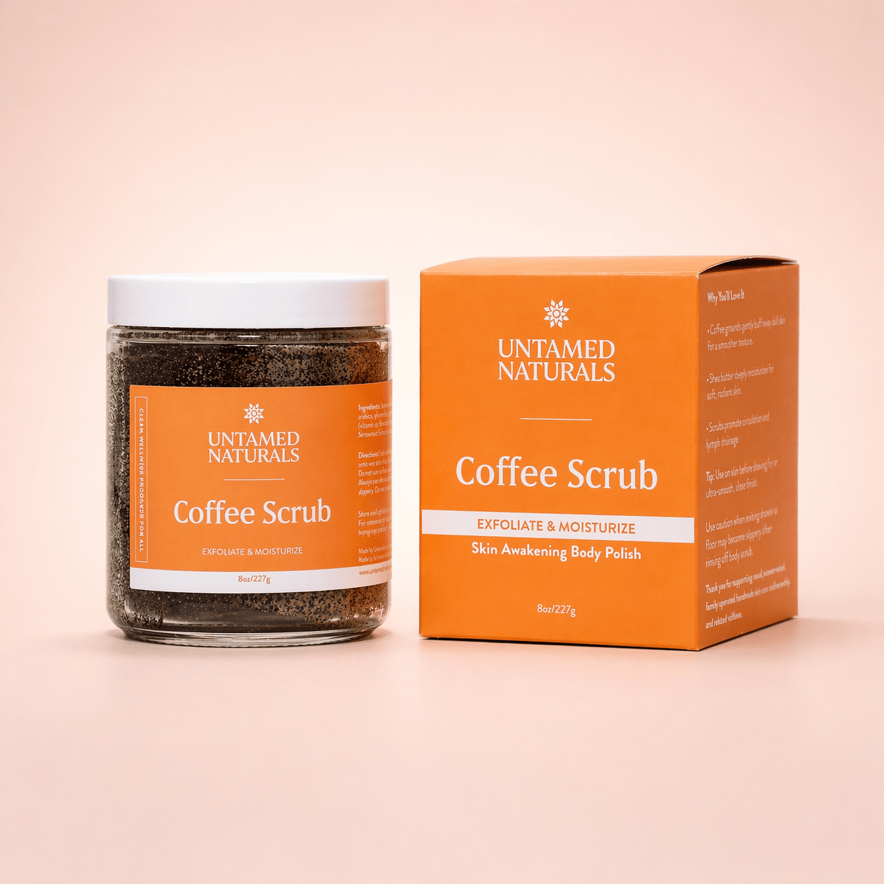 UnTamed Naturals All Products 8oz Coffee Body Scrub