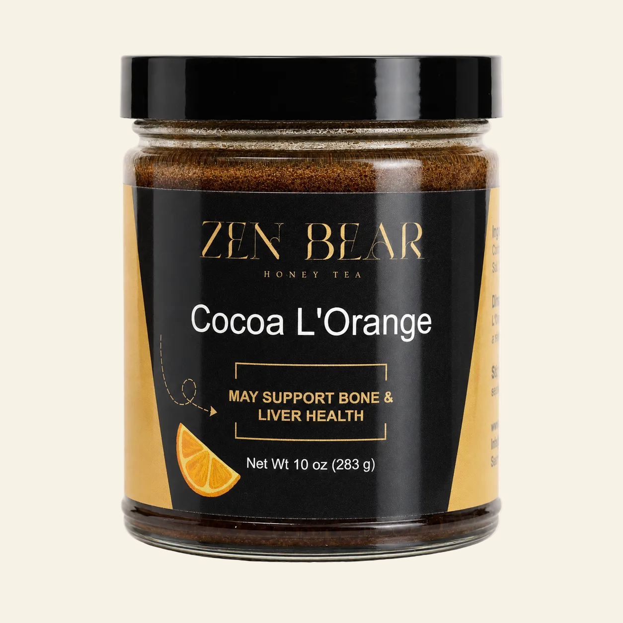 Zen Bear Honey Tea Cocoa L&