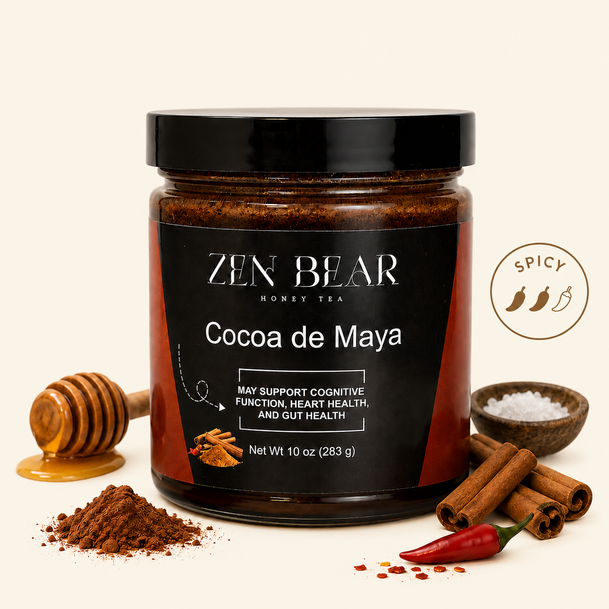 Cocoa de Maya – Spiced Honey Cocoa with Cinnamon, Cayenne &amp; Sea Salt