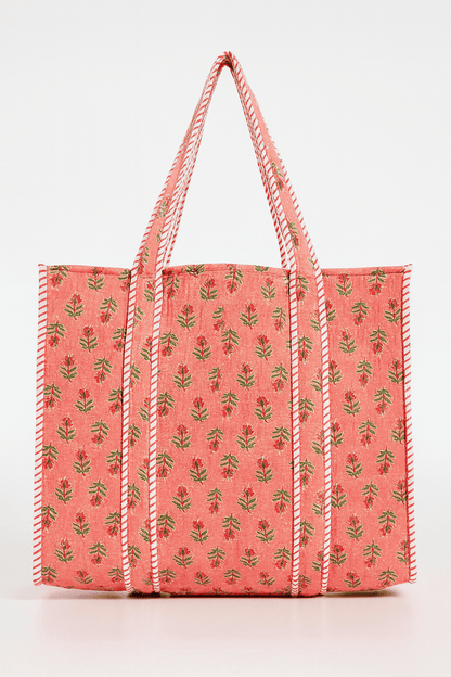 Erin Donahue Tice Tote Bag Pink Field Tote