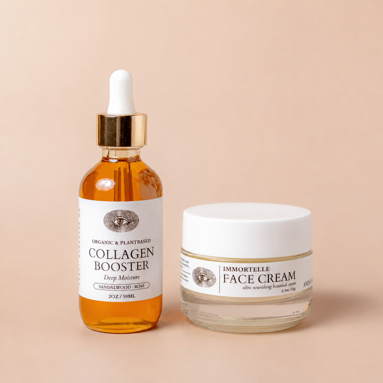 Immortelle Face Cream + Collagen Booster Face Oil