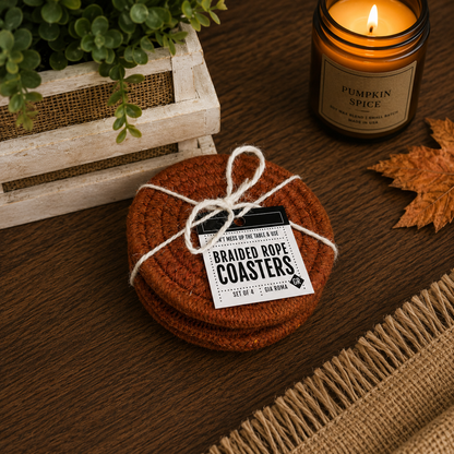 Fall Fabric Coasters