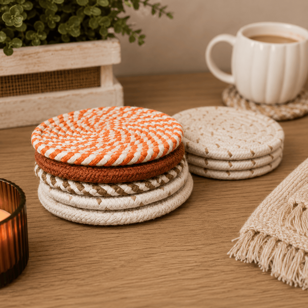 Gia Roma Coaster Fall Fabric Coasters