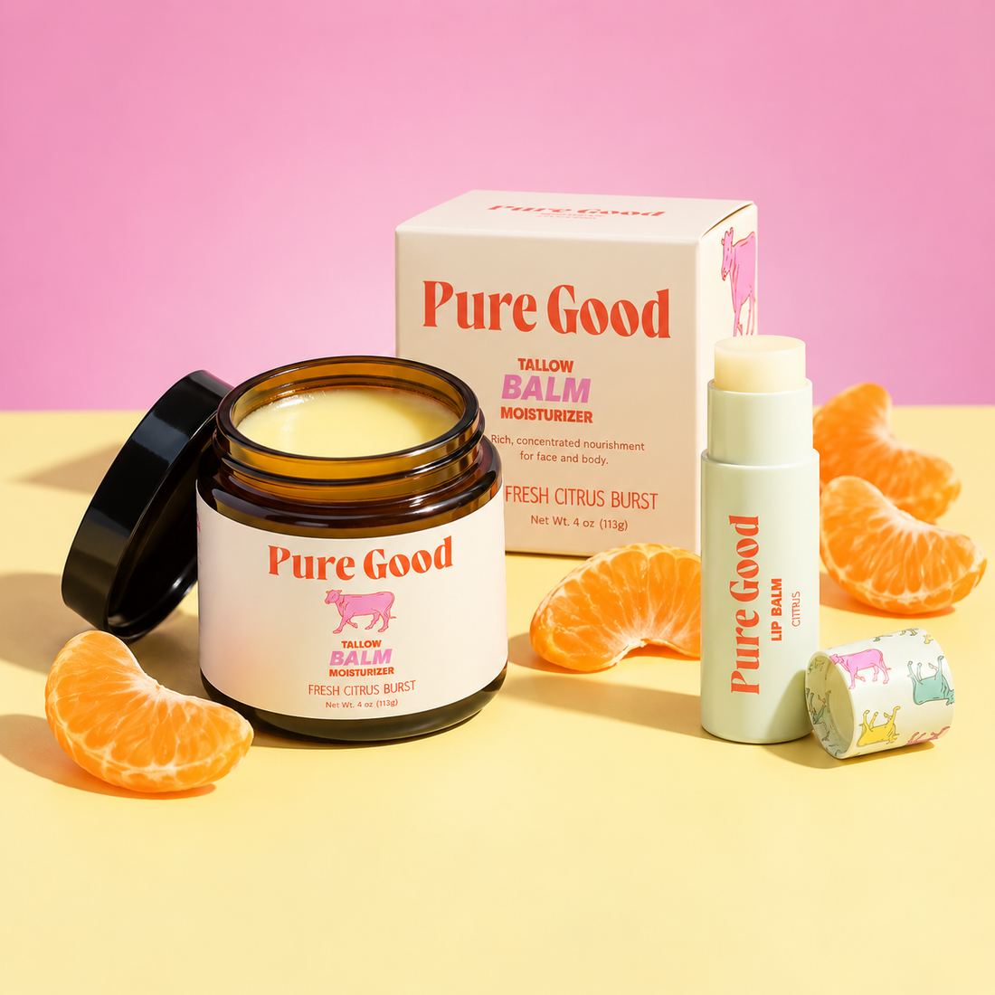 Fresh Citrus Skin + Lip Duo
