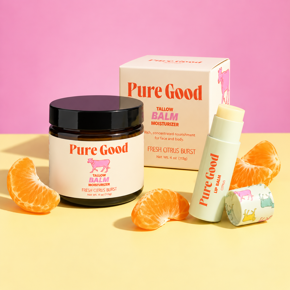 Fresh Citrus Skin + Lip Duo