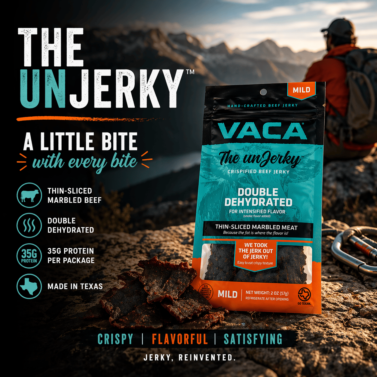 VACA JERKY Beef Jerky VACA Mild Jerky