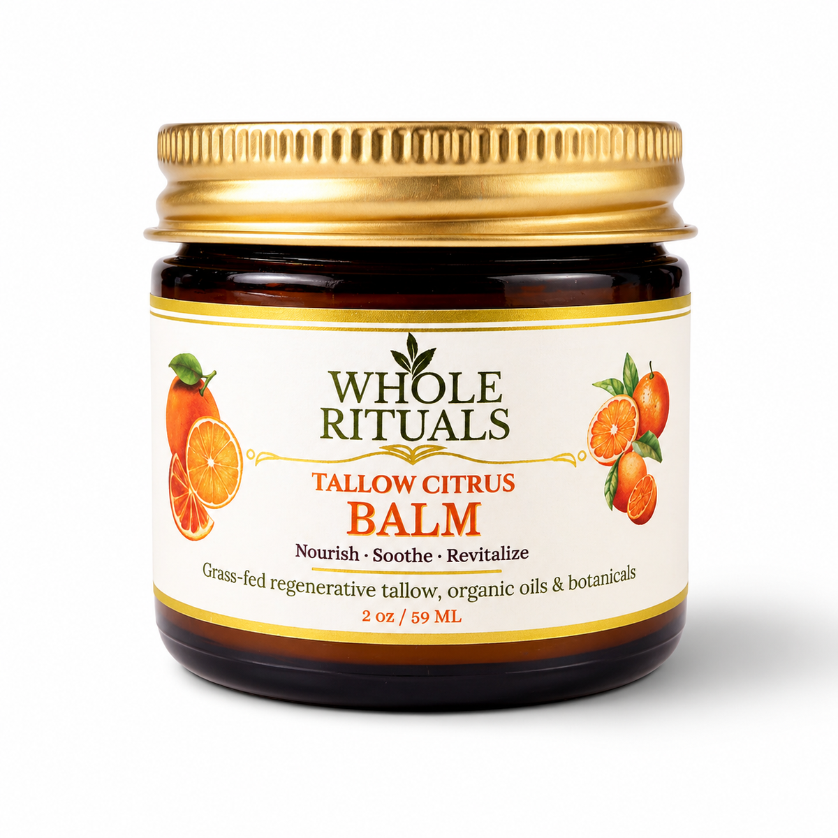 Citrus Tallow Balm – Natural Moisturizing Skin Balm
