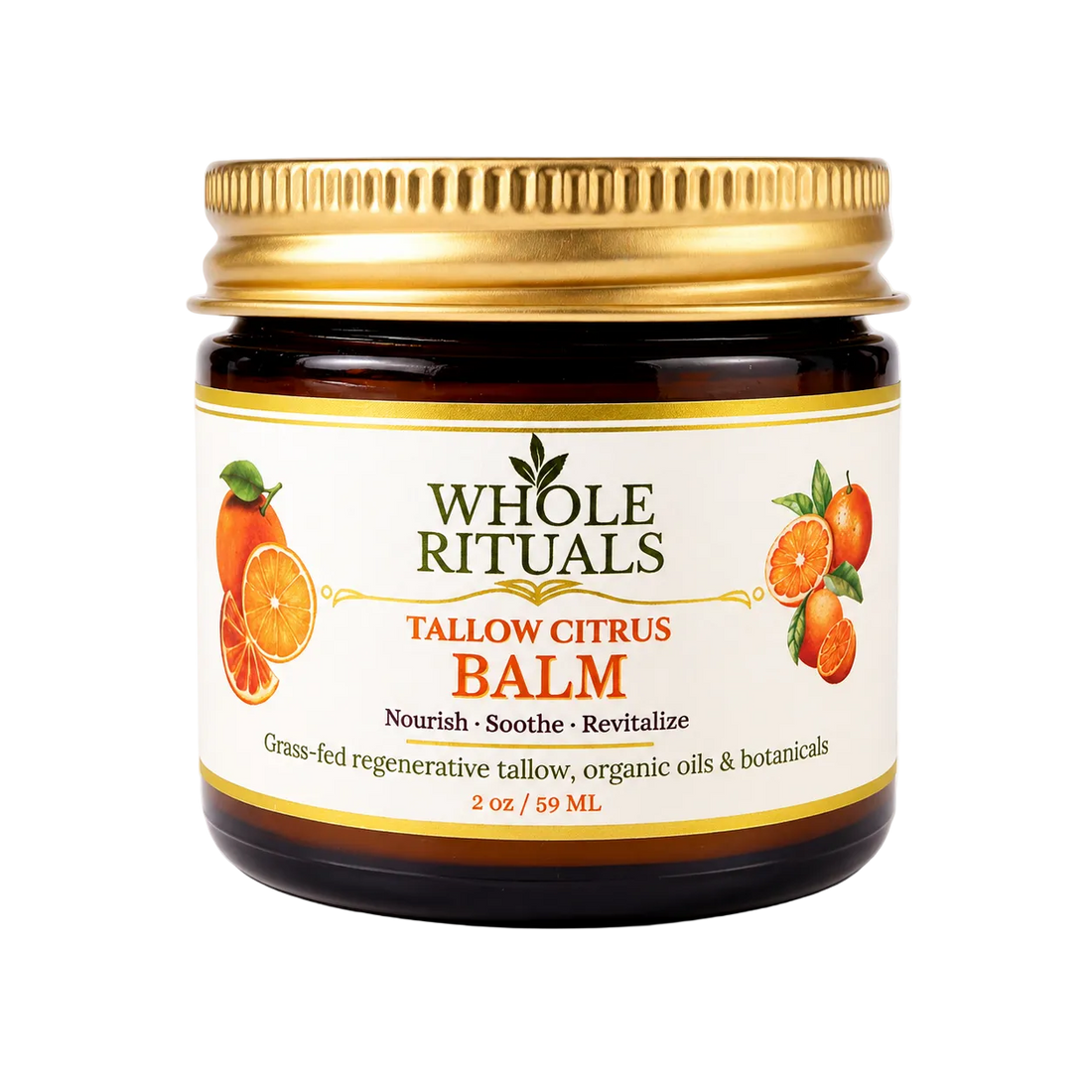 Citrus Tallow Balm – Natural Moisturizing Skin Balm