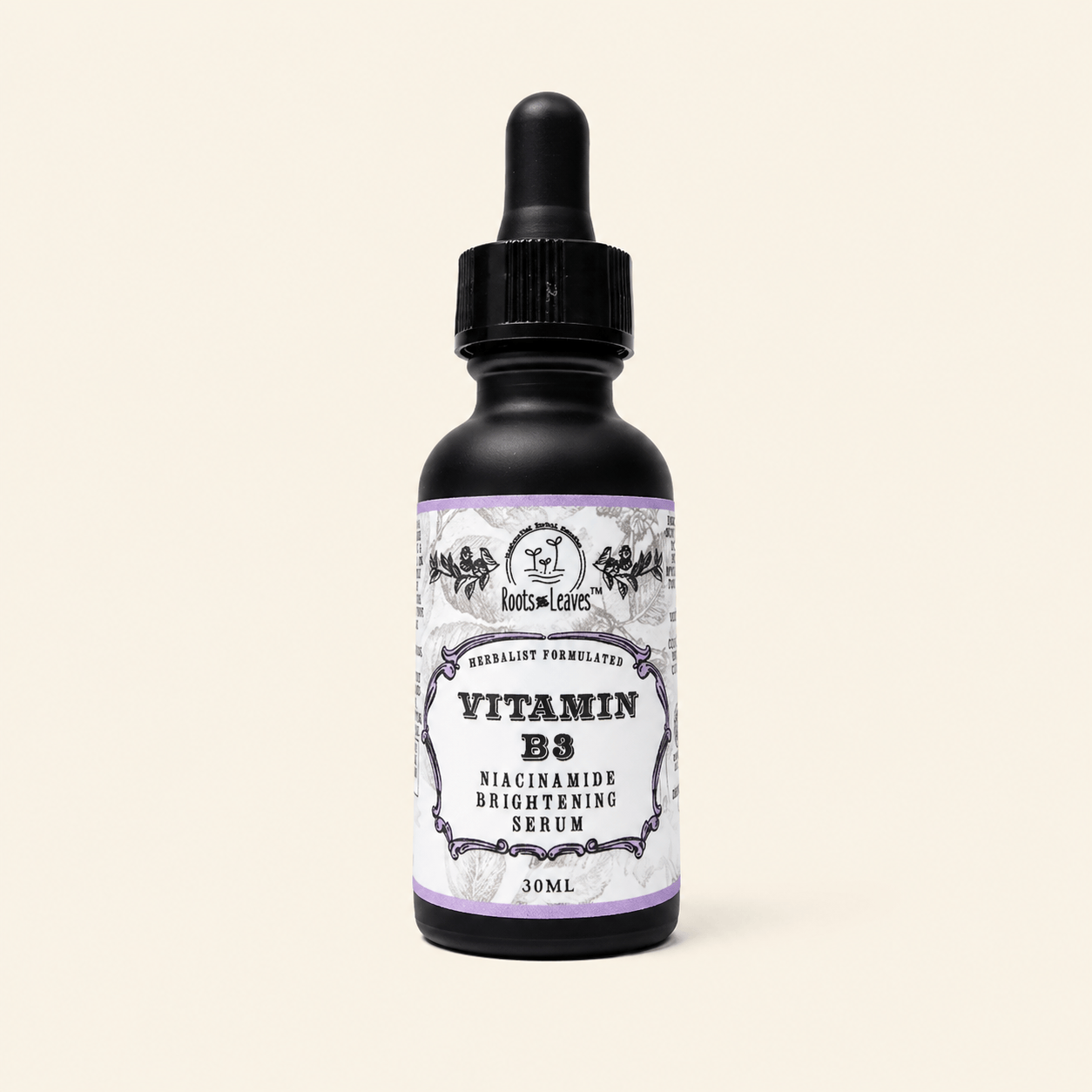 Roots and Leaves, LLC Face Serum Vitamin B3 (Niacinamide) Brightening Serum