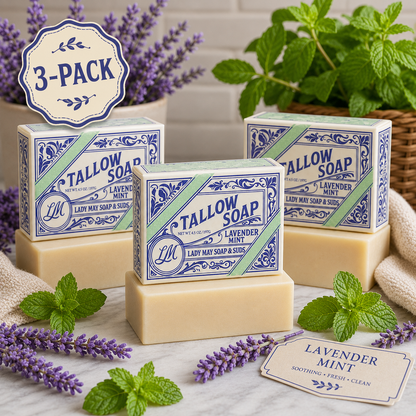 Tallow Bar Soap - Lavender Mint
