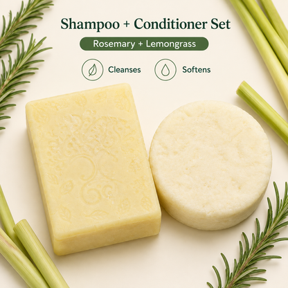 Shampoo and Conditioner Bar Set