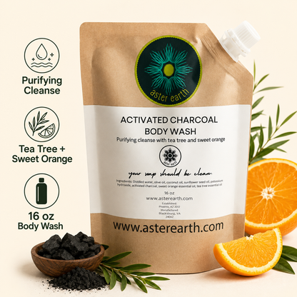 Activated Charcoal Body Wash