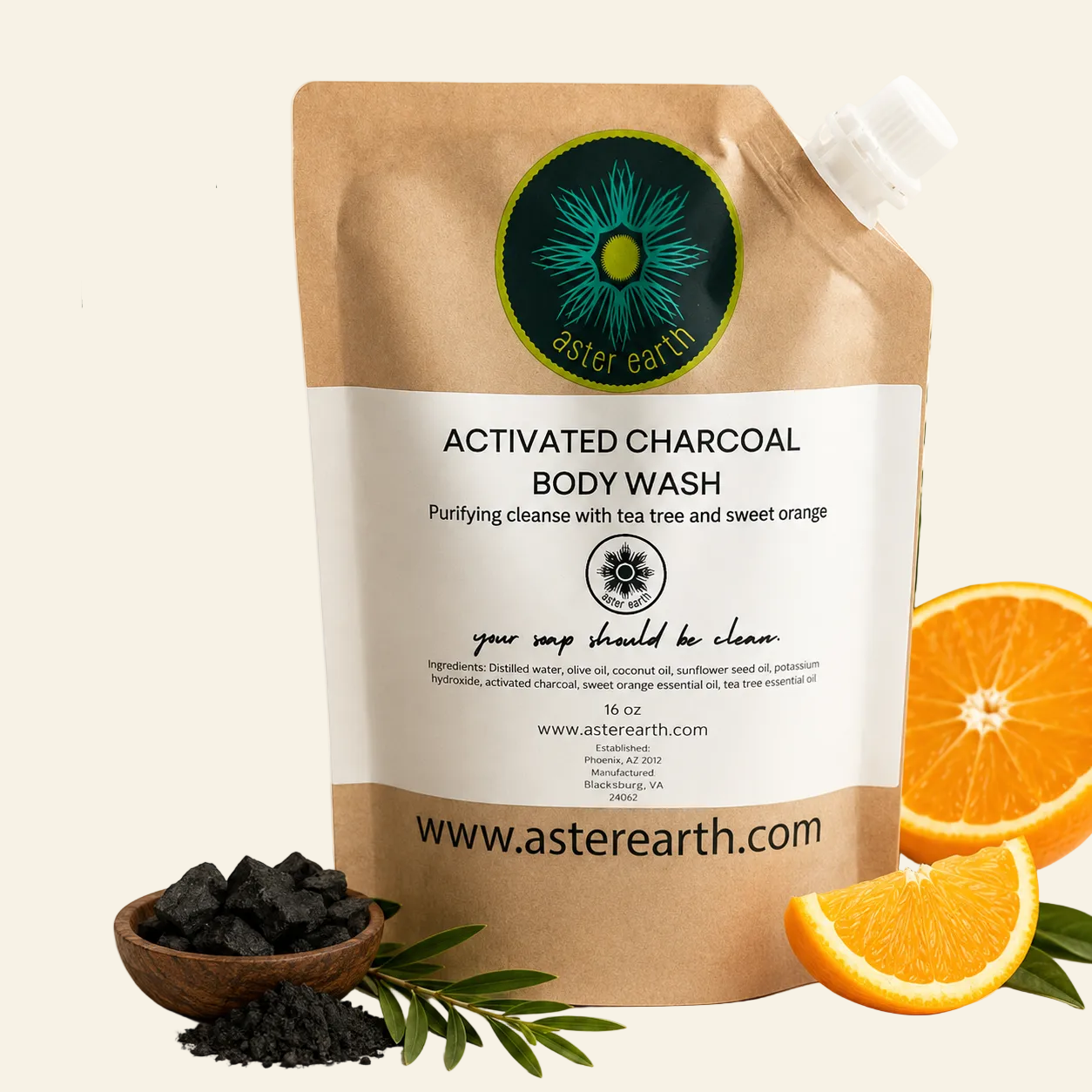Activated Charcoal Body Wash