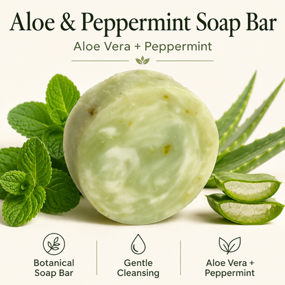 Aloe &amp; Peppermint Soap Bar