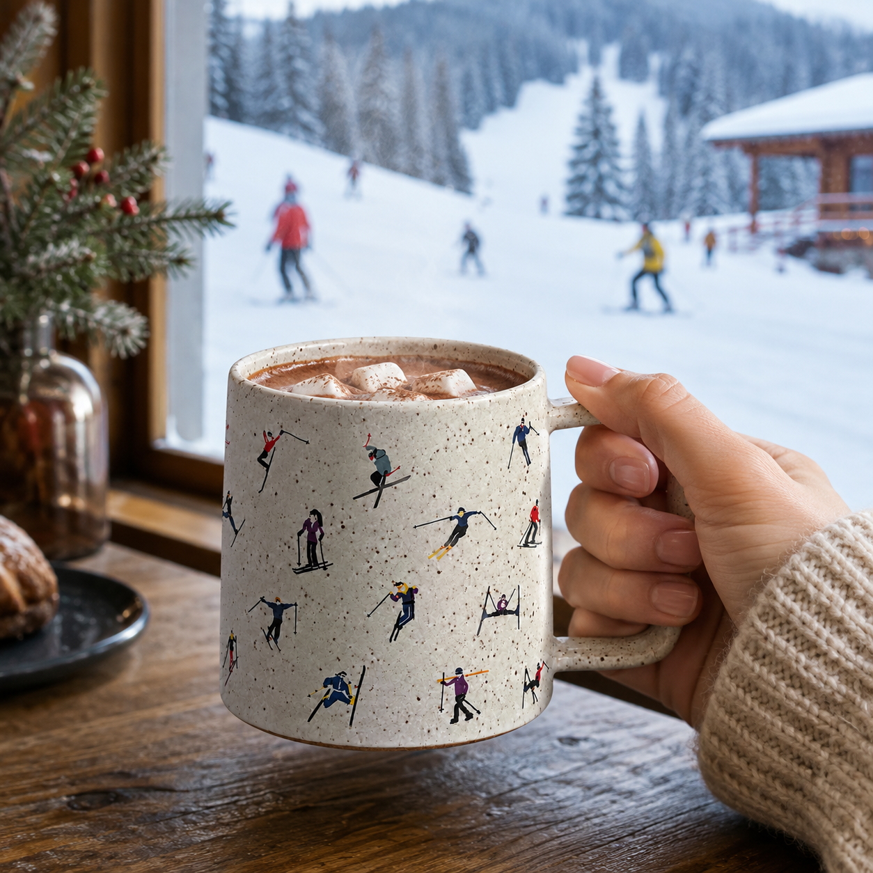 Ski Adventure Mug: Embrace the Slopes