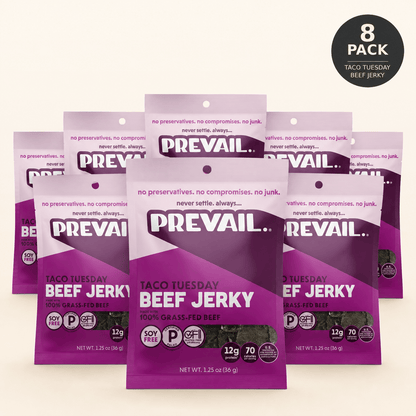 Prevail Taco Tuesday Beef Jerky – 8-Pack