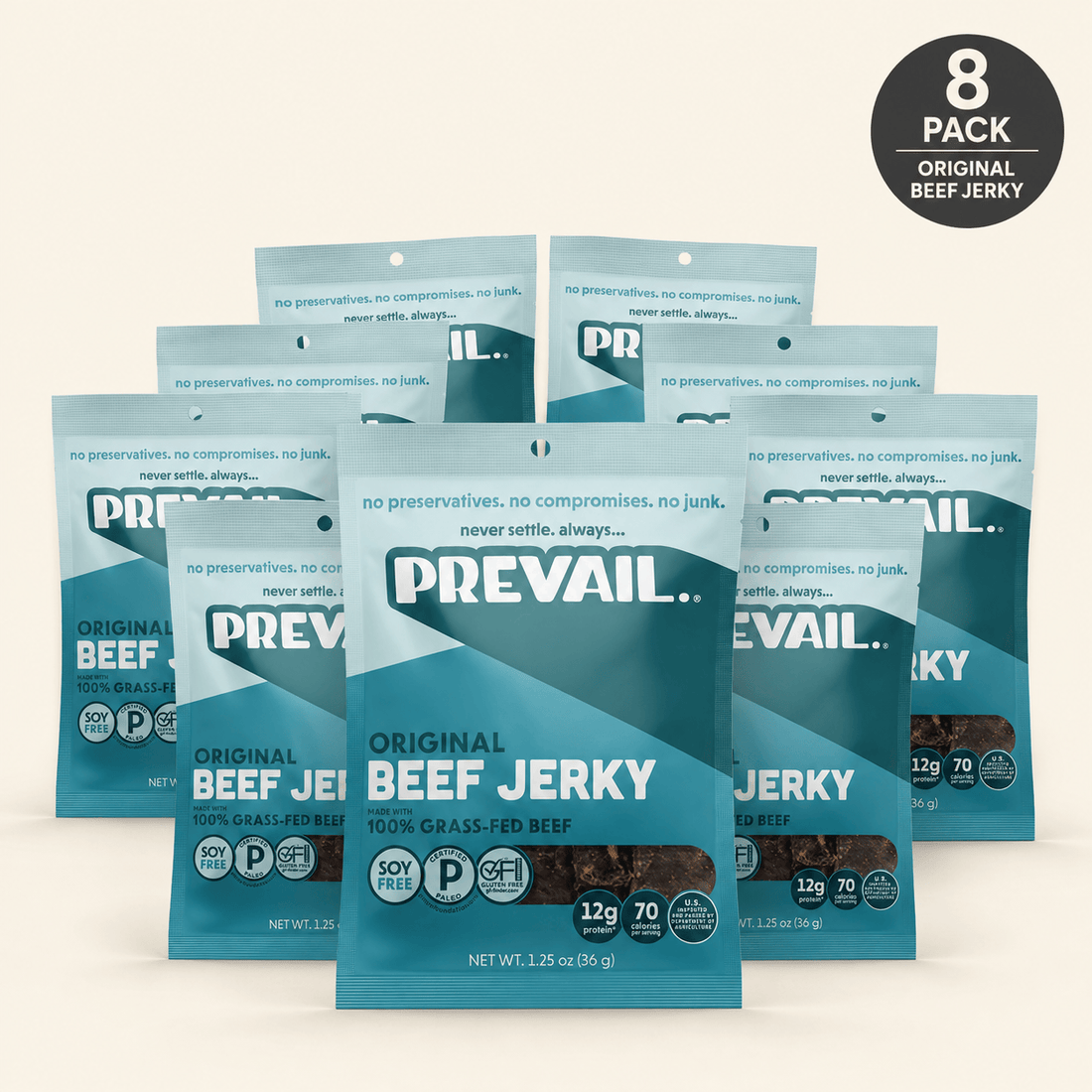 Prevail Original Beef Jerky – 8-Pack