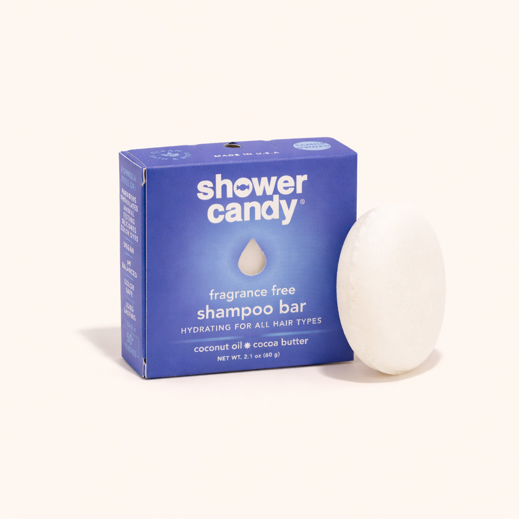 Fragrance Free Shampoo Bar | Shower Candy – Hydrating for All Hair Types