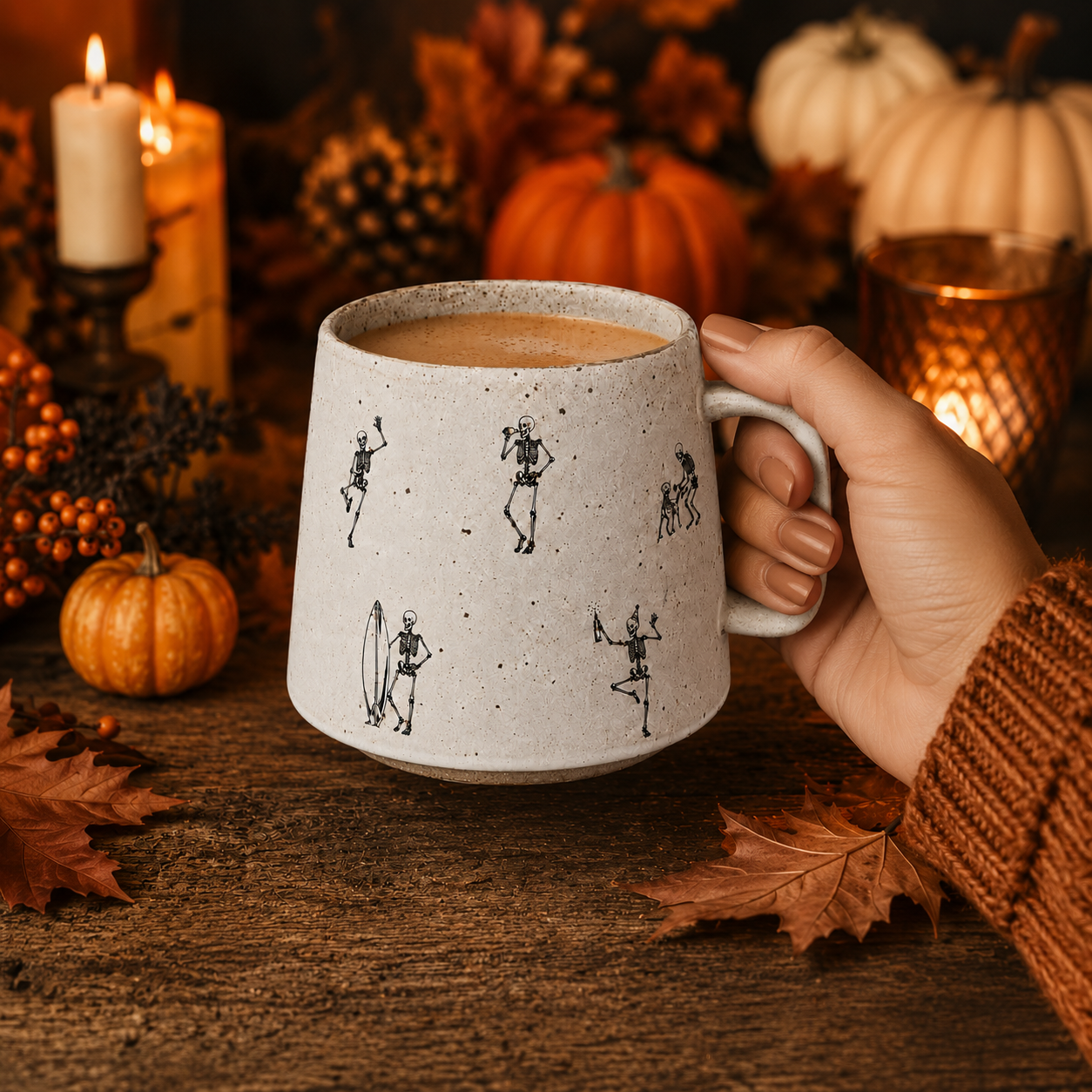 Dancing Skeleton Mug
