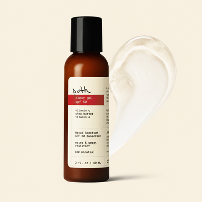 Clear gel spf 50 - Broad spectrum water resistant