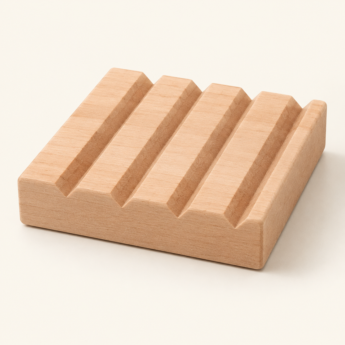 Untreated Alder Wood Soap Dish