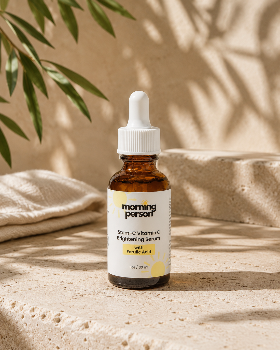 Morning Person Stem-C Vitamin C Brightening Serum with Ferulic Acid