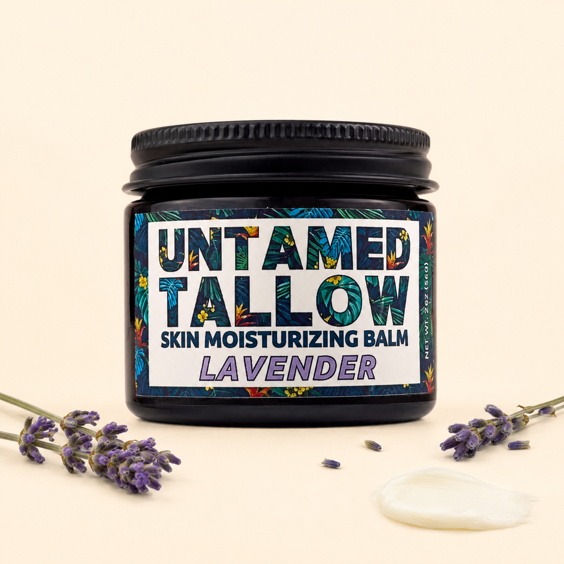 Untamed Tallow Lavender Skin Moisturizing Balm - 2oz