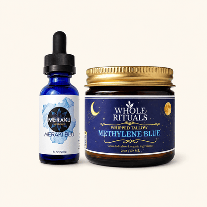 My American Goods Supplements Methylene Blue Ritual Bundle | Tallow Balm + Meraki Blu Drops