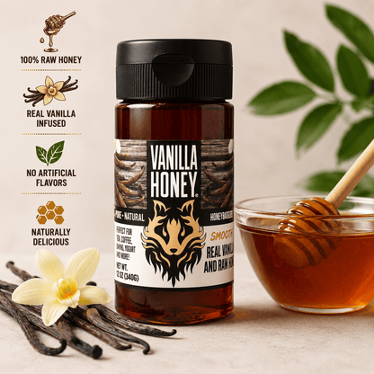 Honey Badgers Bee Farm Honey Honey Badgers Vanilla Honey