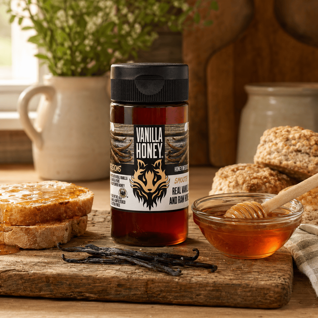 Honey Badgers Bee Farm Honey Honey Badgers Vanilla Honey