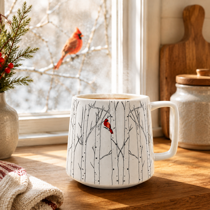Cardinal In The Grove Mug