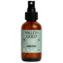 Brown glass bottle with a label on a white background