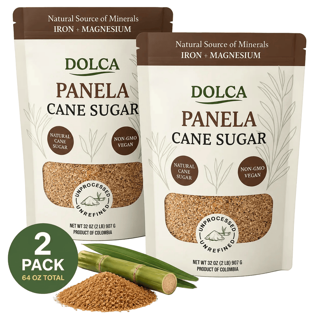 Dolca Sugar Sugar Dolca Panela Sugar – 2 Pack