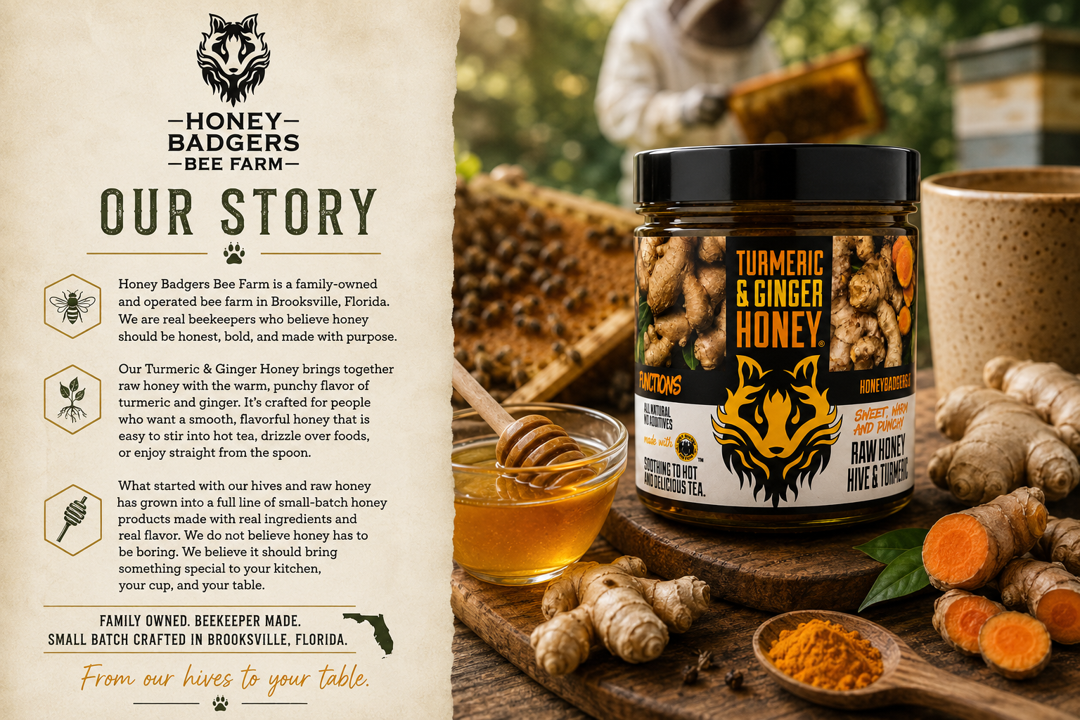 Turmeric &amp; Ginger Honey