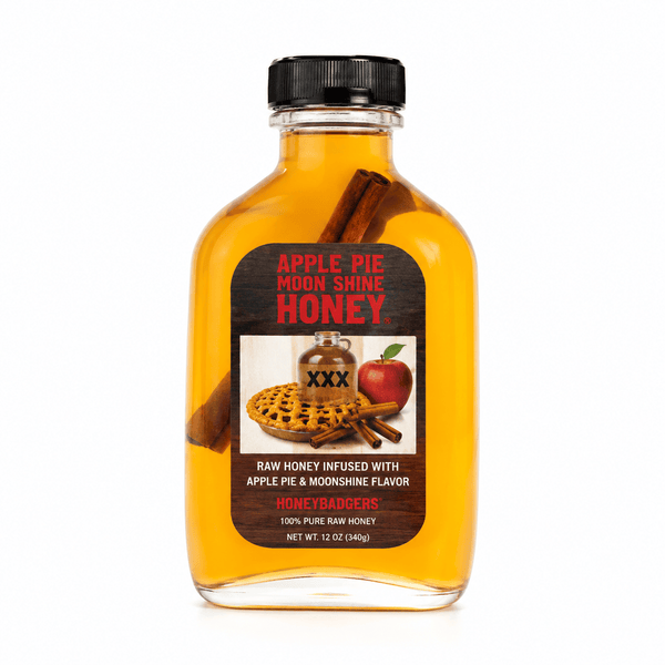 Honey Badgers Bee Farm Honey Apple Pie Moonshine Honey