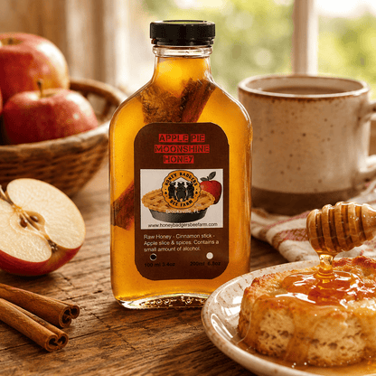 Honey Badgers Bee Farm Honey Apple Pie Moonshine Honey
