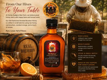 Old Fashion Smoked Bourbon Honey