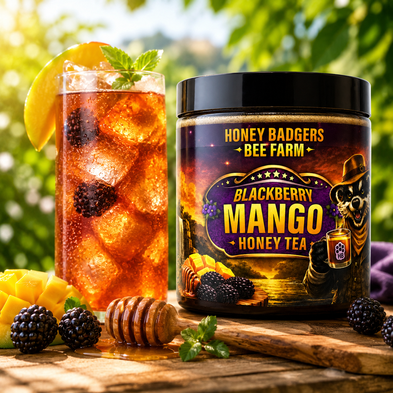 Blackberry Honey Tea