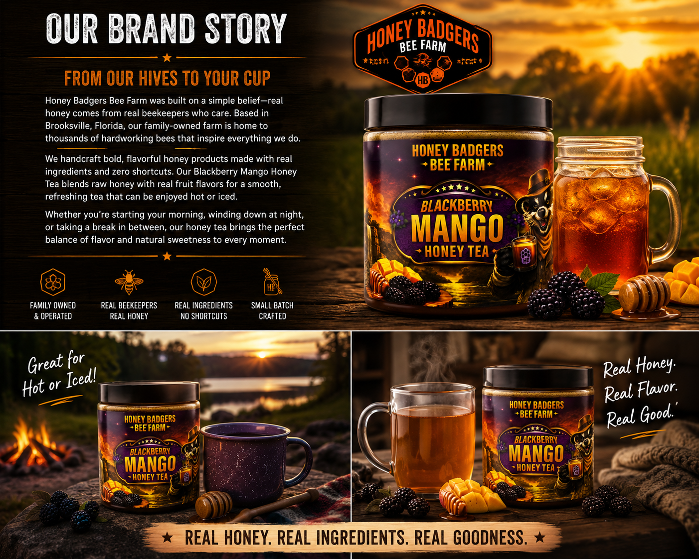 Blackberry Honey Tea
