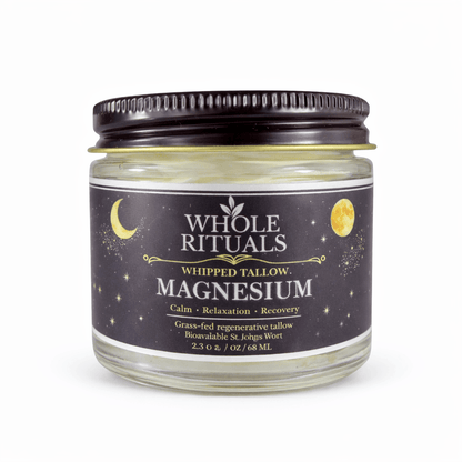Whole Rituals Face Moisturizer Magnesium Tallow Balm Whipped Deep Relaxation