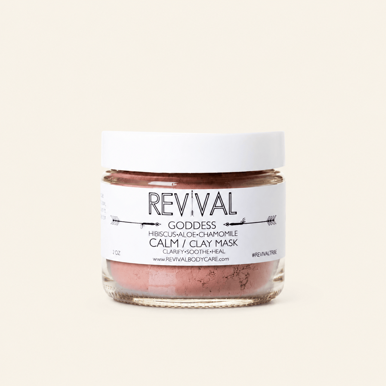 Revival Body Care FACE MASK Goddess Clay Mask Calm