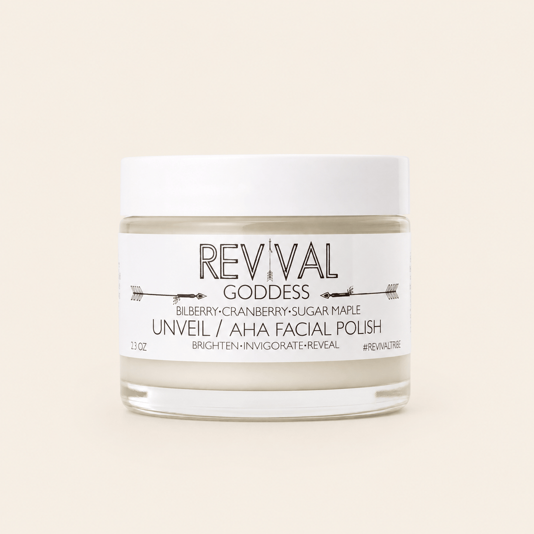 Revival Body Care FACE EXFOLIANT Goddess Unveil AHA Facial Polish
