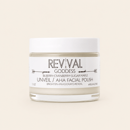 Revival Body Care FACE EXFOLIANT Goddess Unveil AHA Facial Polish