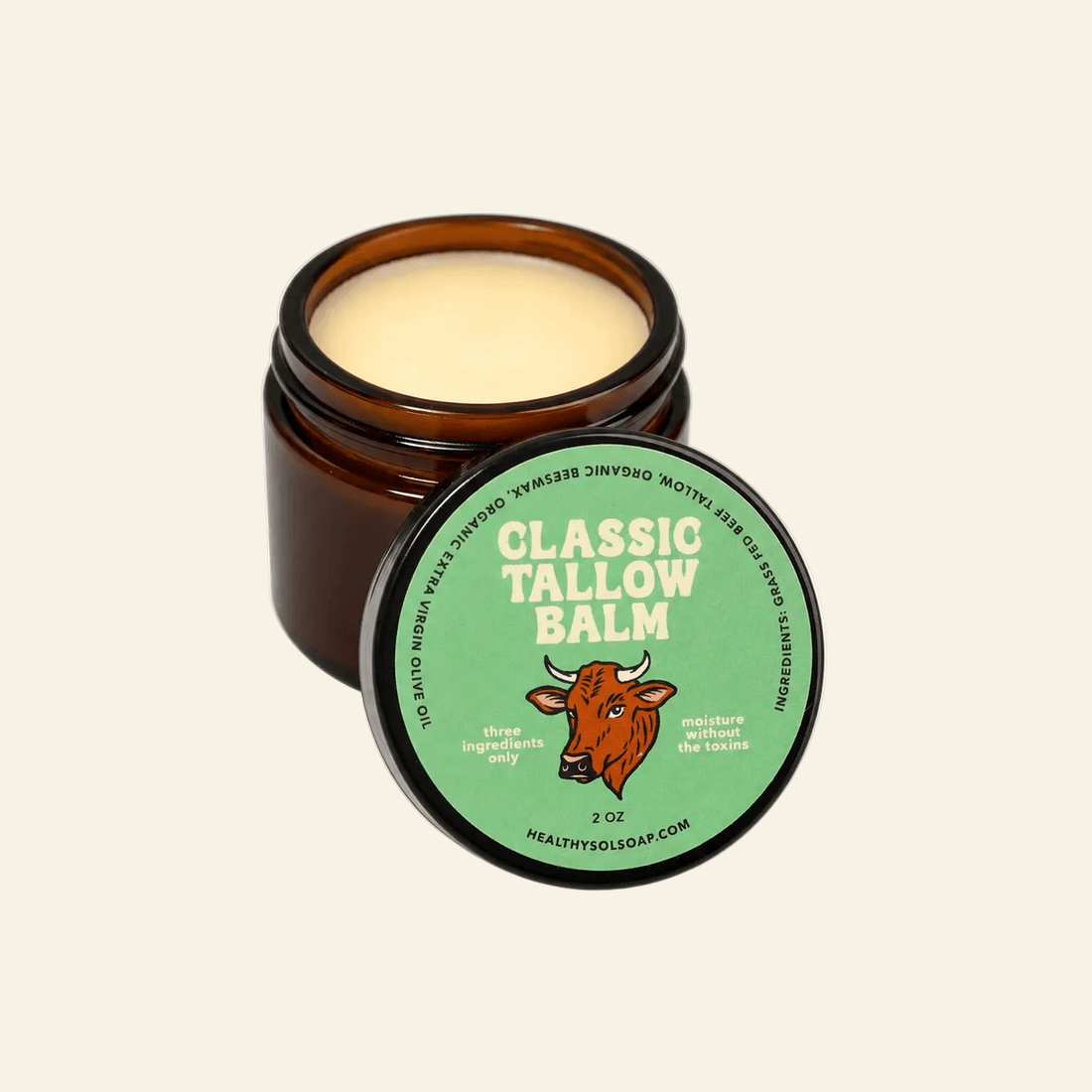 Health y Sol Moisturizer Classic Tallow Balm – 2 oz
