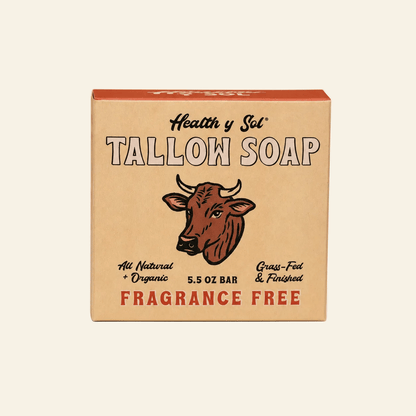 Health y Sol Bar Soap Single Bar Grass-Fed Tallow Bar Soap 5.5 oz