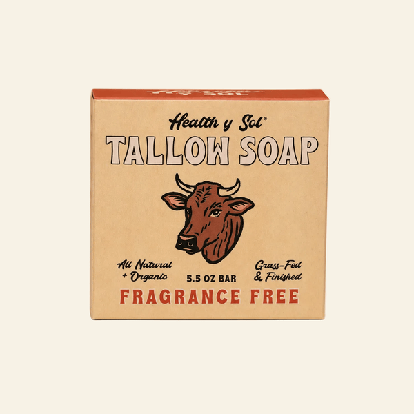 Health y Sol Bar Soap Single Bar Grass-Fed Tallow Bar Soap 5.5 oz