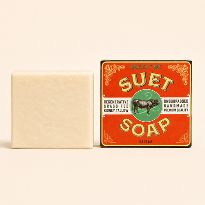 Health y Sol Bar Soap Suet Soap – Grass-Fed Luxury Bar Soap 5.3 oz