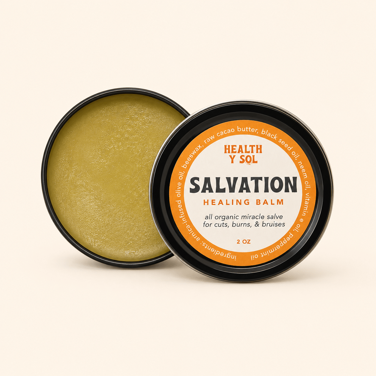 Health y Sol Body Balm Salvation Botanical Balm – 2 oz